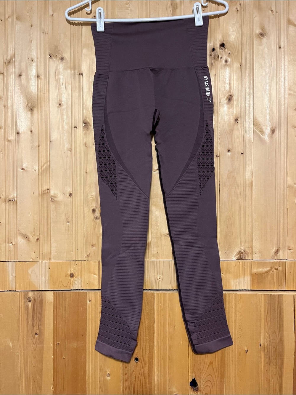 Gymshark Kids Seamless High-Waist Leggings - Plum